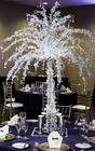 Crystal and Cherry Blossom Trees for reception tables, alters, and aisles